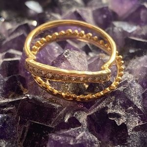 Boho Gold Stacker Ring